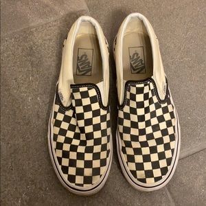 checkered vans